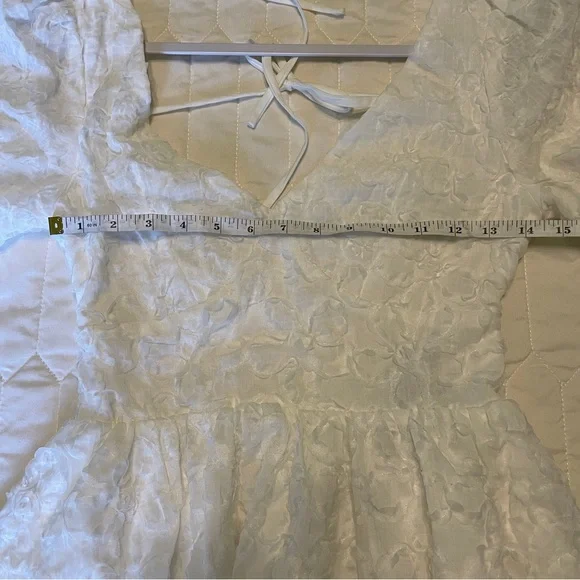 Lulus Adorable Arrival White Backless Floral Applique
Mini Dress Small - Picture 8 of 10